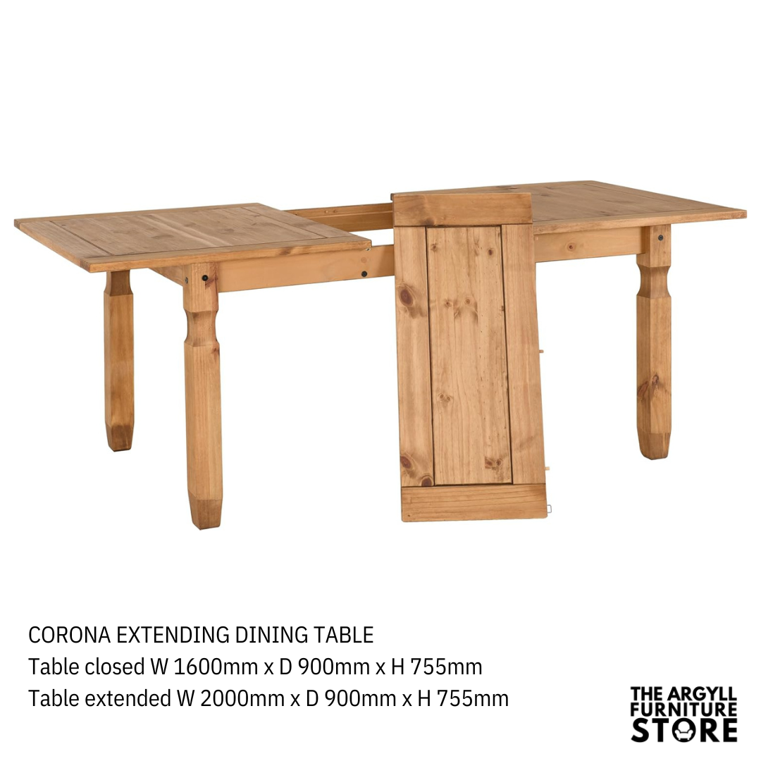 Corona Dining Tables & Sets Distressed Waxed Pine