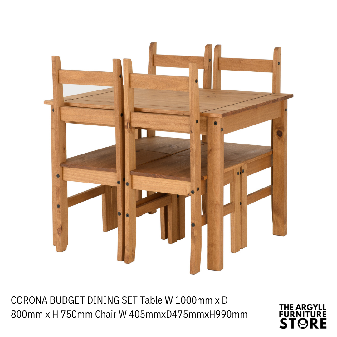 Corona Dining Tables & Sets Distressed Waxed Pine