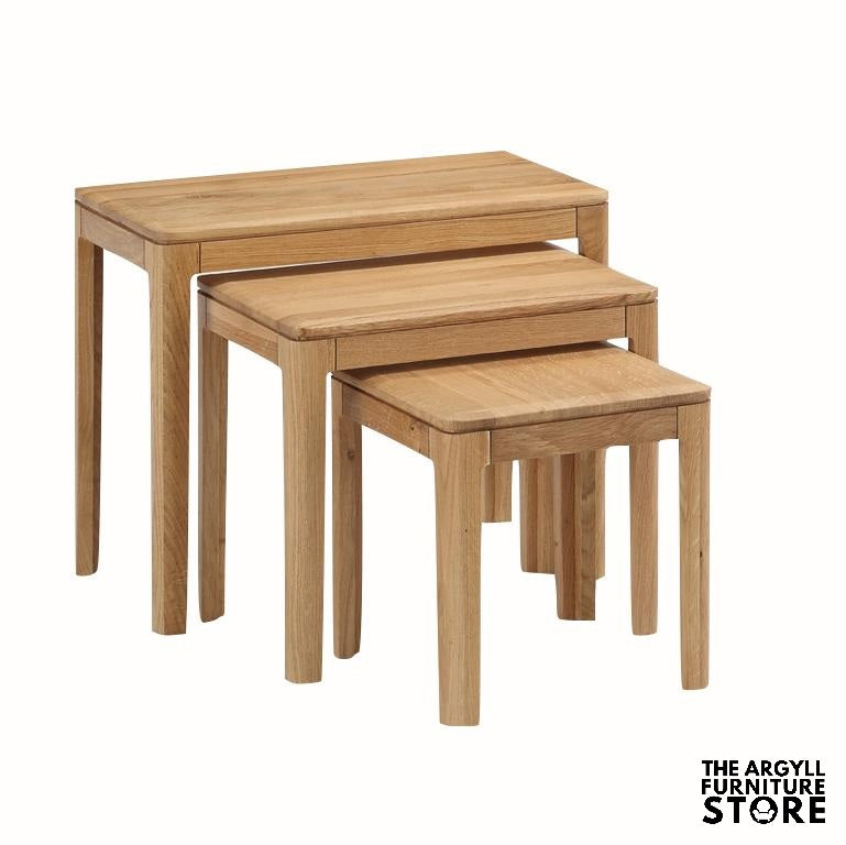 Dunmore Oak Nest Of Tables