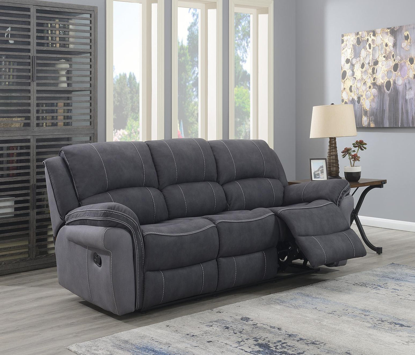 Kingston 3 Seater Manual Recline