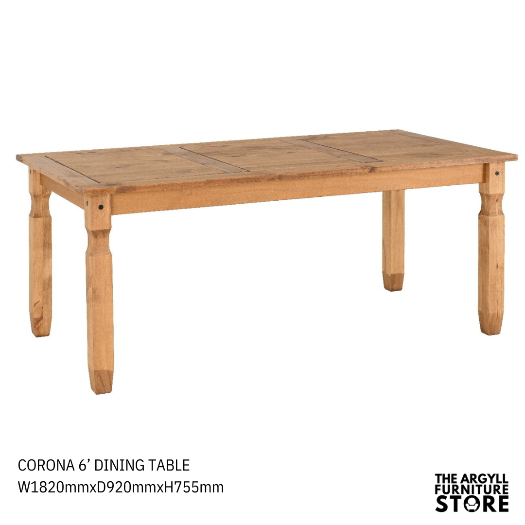 Corona Dining Tables & Sets Distressed Waxed Pine