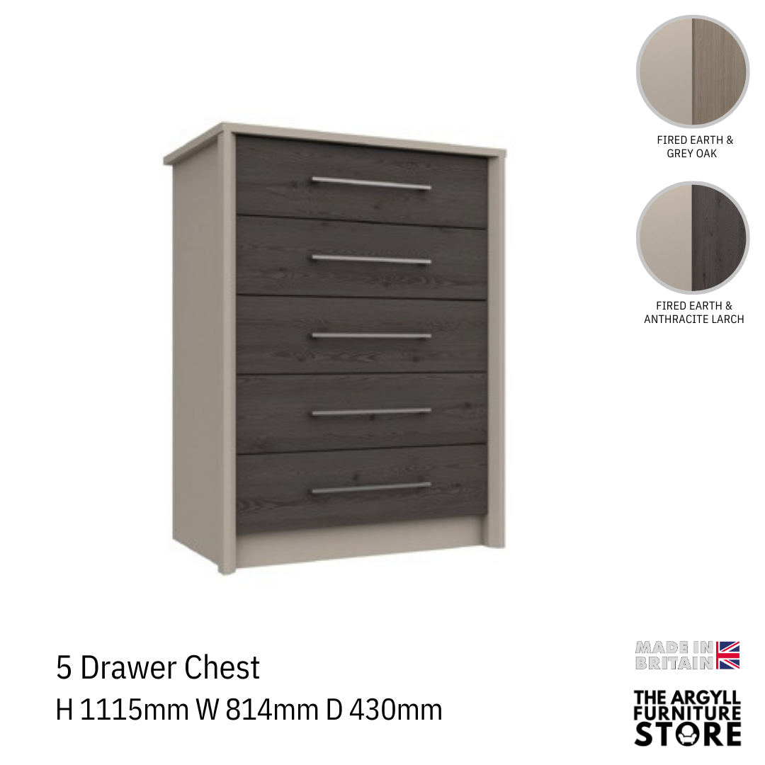 Burford 5 Drawer Chest