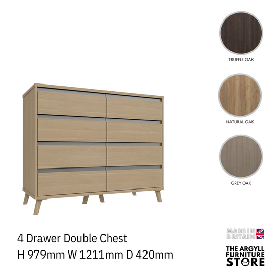 Tamar 4 Drawer Double Chest