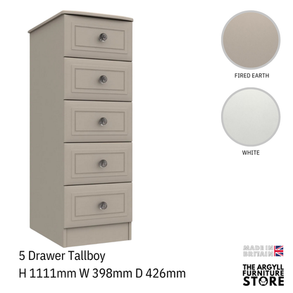 Hadleigh 5 Drawer Tallboy