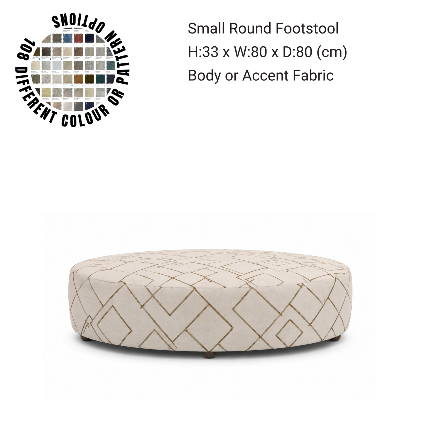 Small Round Footstool