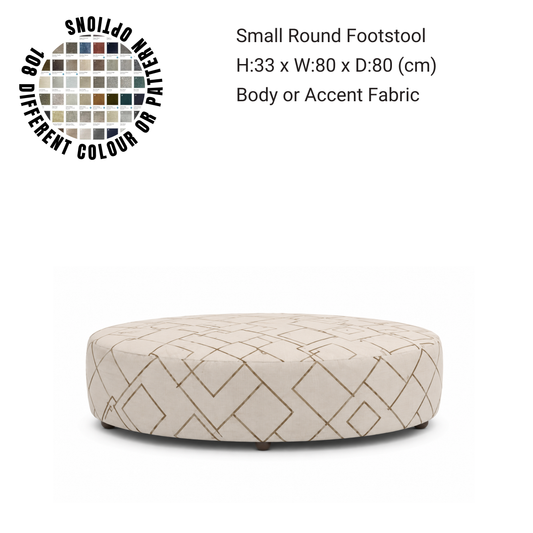 Small Round Footstool