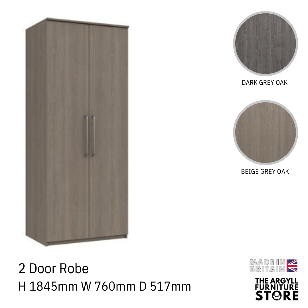 Minnesota 2 door wardrobe