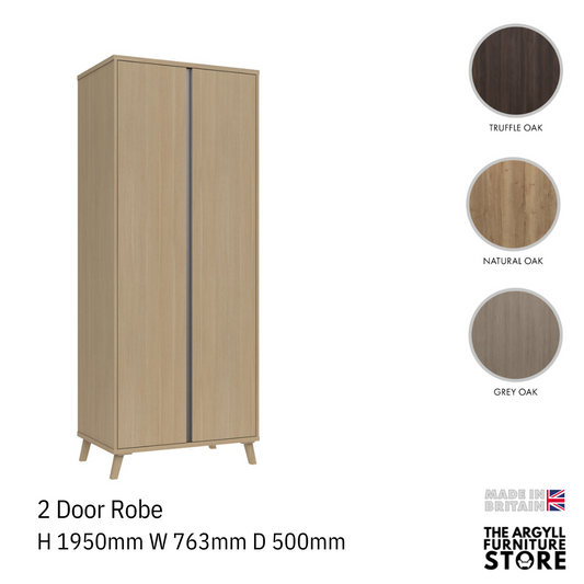 Tamar 2 Door Wardrobe