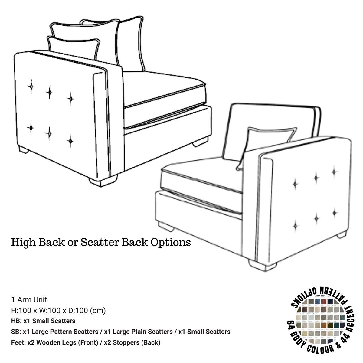 Ariya Corner Sofa System