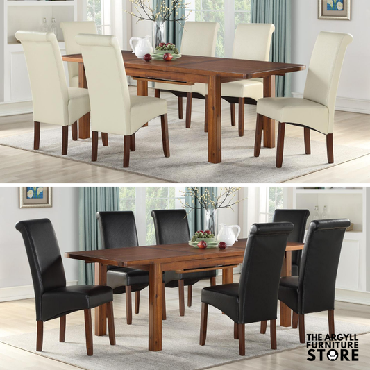 Andorra 120cm Extendable Dining Set