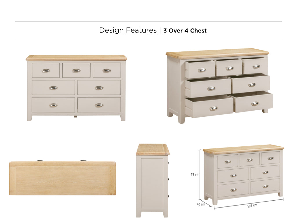 Windermere Oak Painted Chest Collection