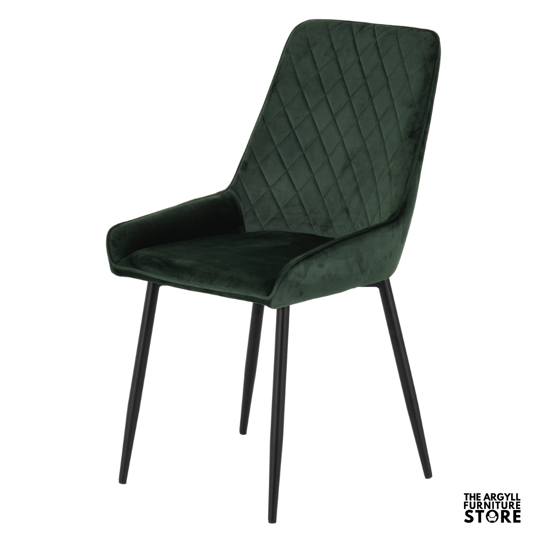 Avery Velvet Dining Chair Pair