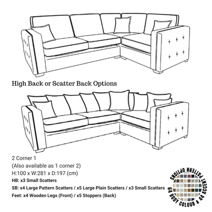 Ariya Corner Sofa System