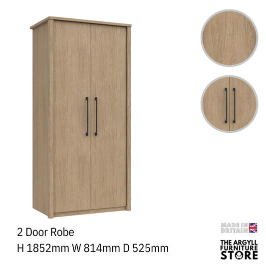 Edale 2 Door Wardrobe