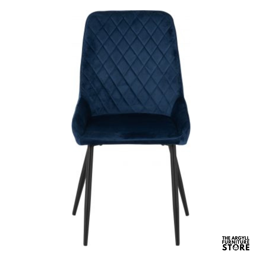 Avery Velvet Dining Chair Pair