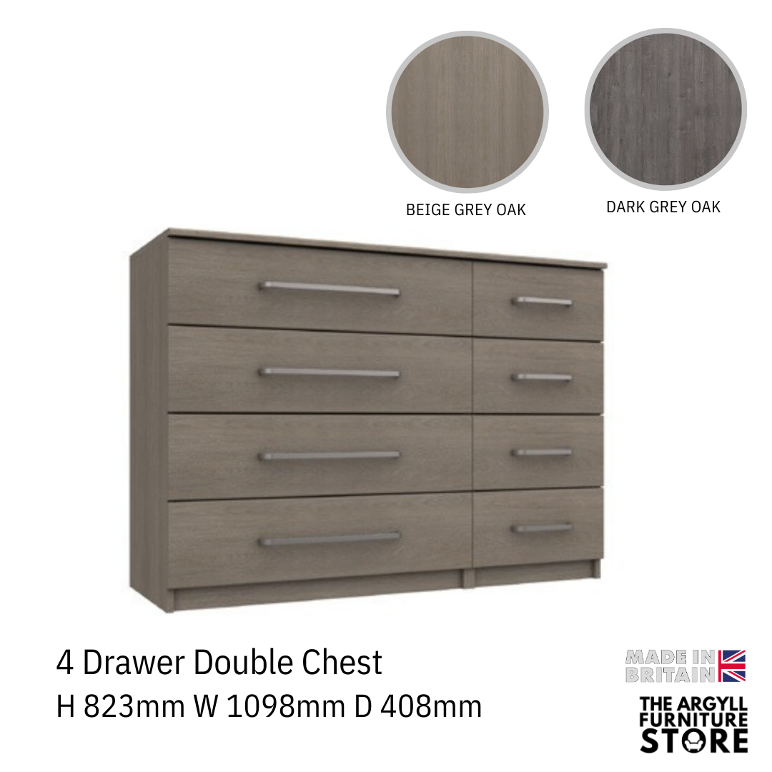 Minnesota 4 Drawer Double Chest