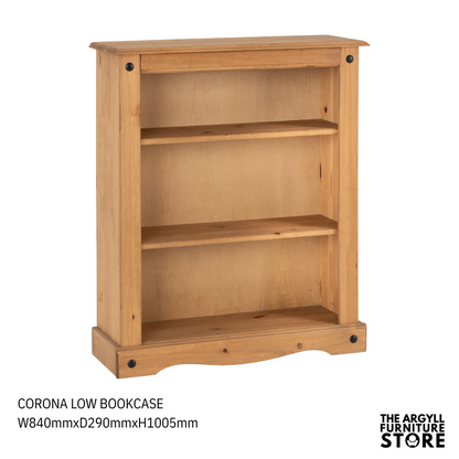 Corona Book Cases & Display Cabinets Distressed Waxed Pine
