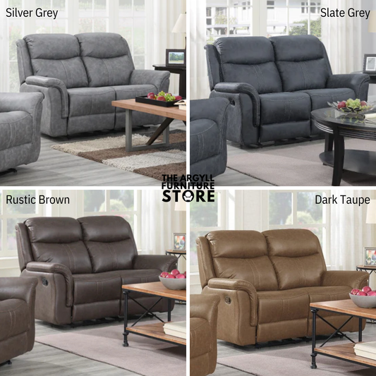 Portland 2 Seater Manual Recliner