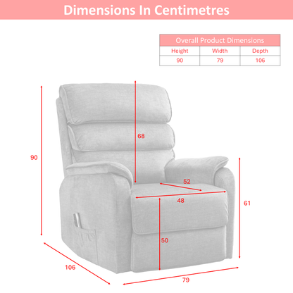Savoy Lift And Tilt Dual Electric Armchair