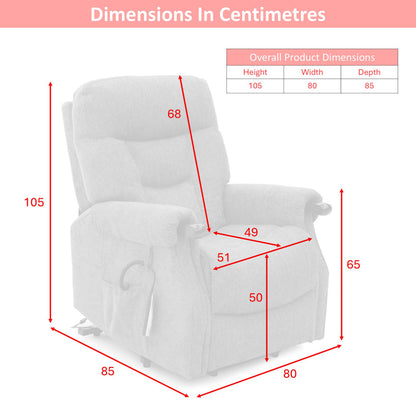 Astoria Dual Motor Lift And Tilt Armchair