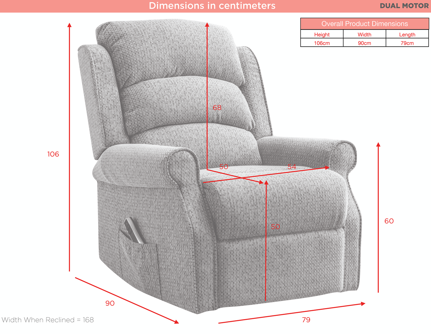 Windsor Lift And Tilt Armchair Dual Motor