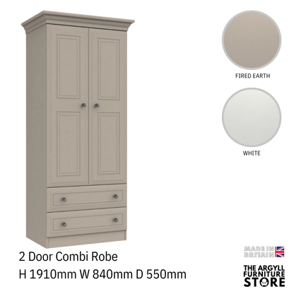 Hadleigh 2 Door Combi Wardrobe