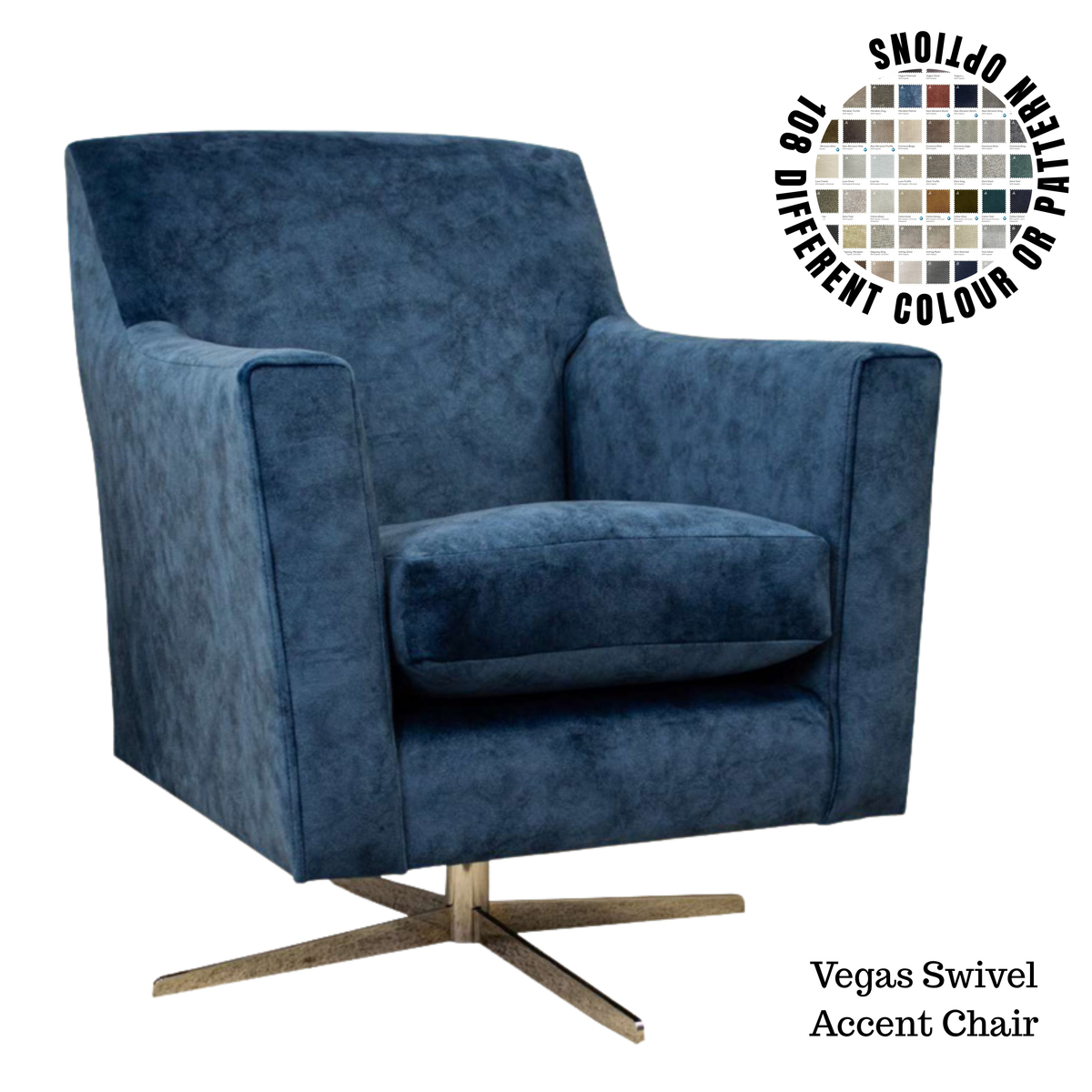 Vegas Swivel Accent Chair
