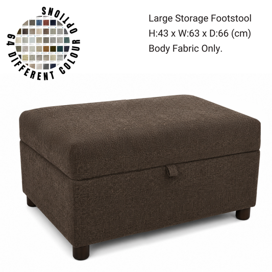 Large Storage Footstool