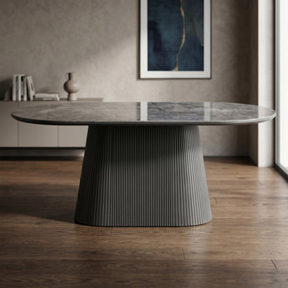 Barletta Sintered Stone Dining Set (Table + 6 Venezia Chairs)