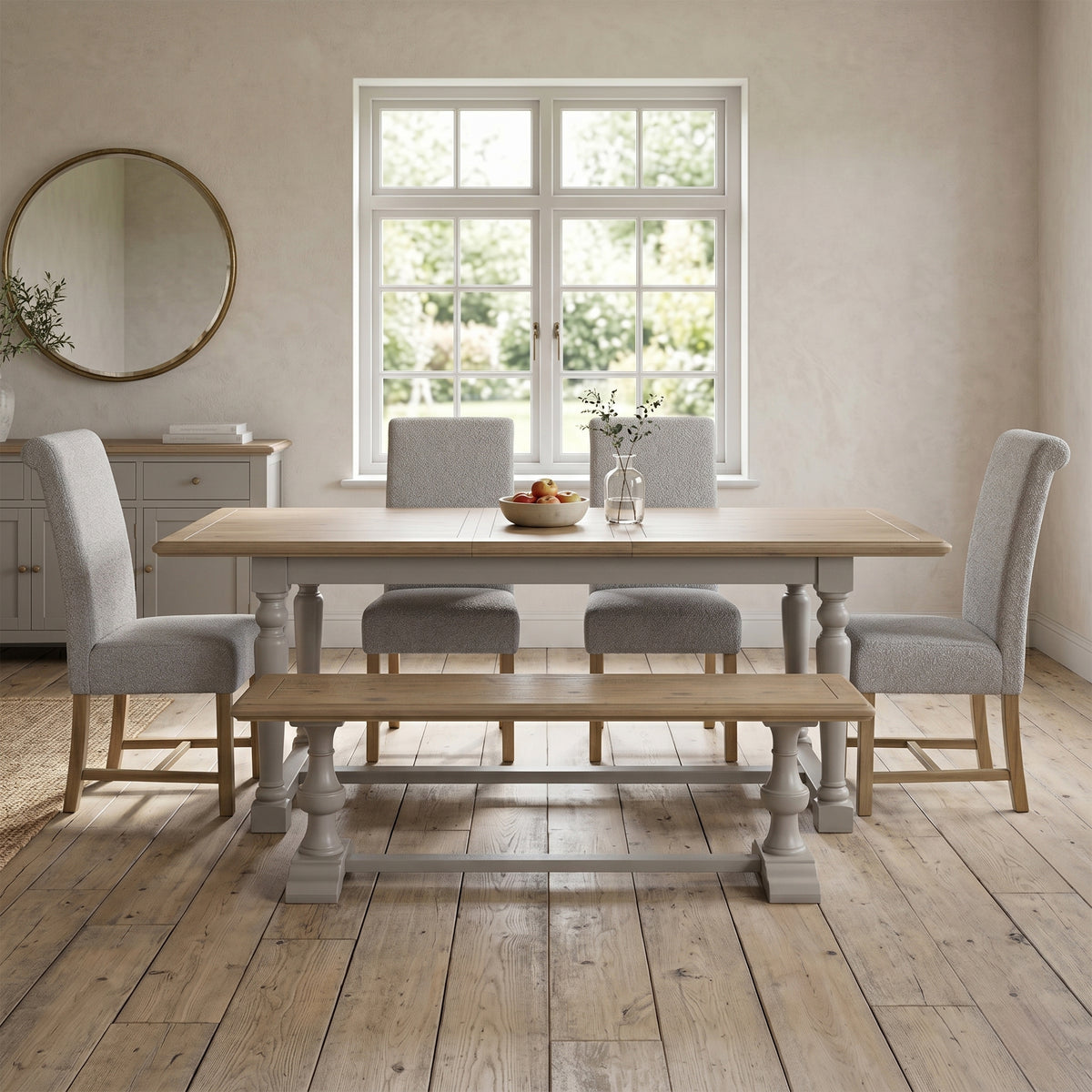 Chateau Painted 200cm - 250cm Extension Dining Table
