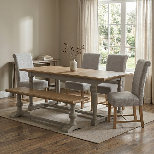 Chateau Painted 200cm - 250cm Extension Dining Set