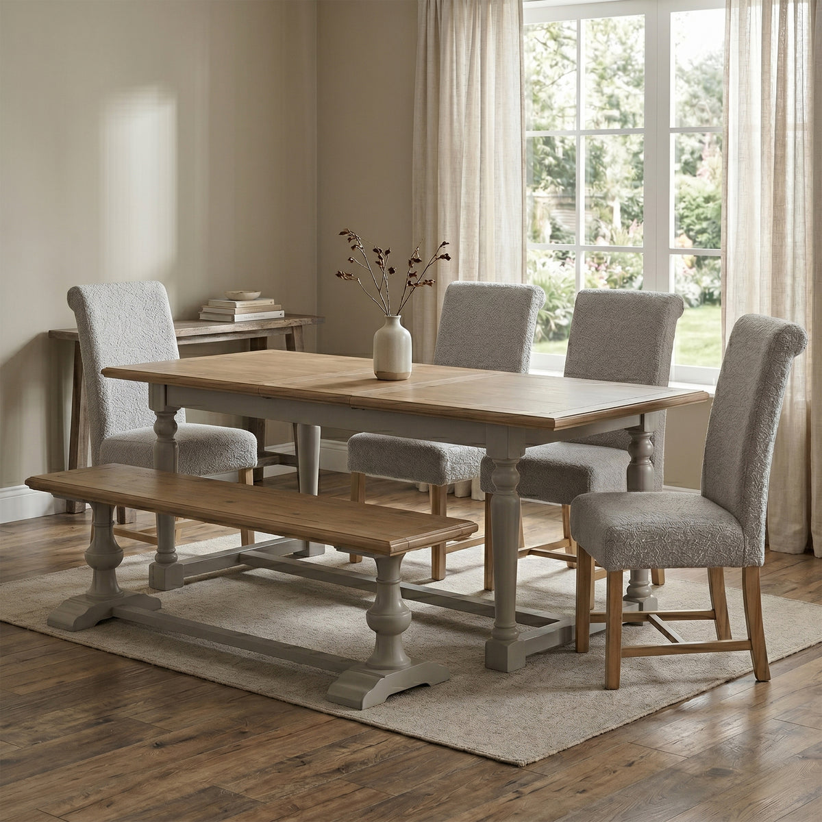 Chateau Painted Dining Bench