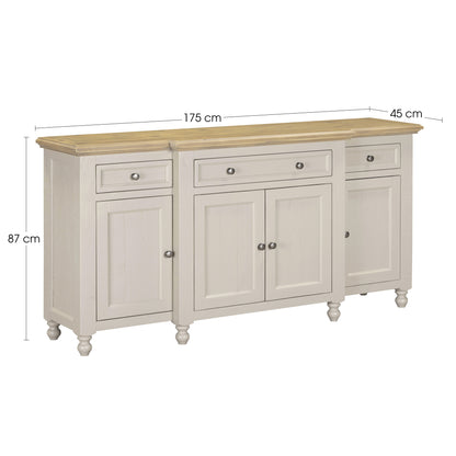 Chateau Painted 4 Door 2 Drawer Sideboard