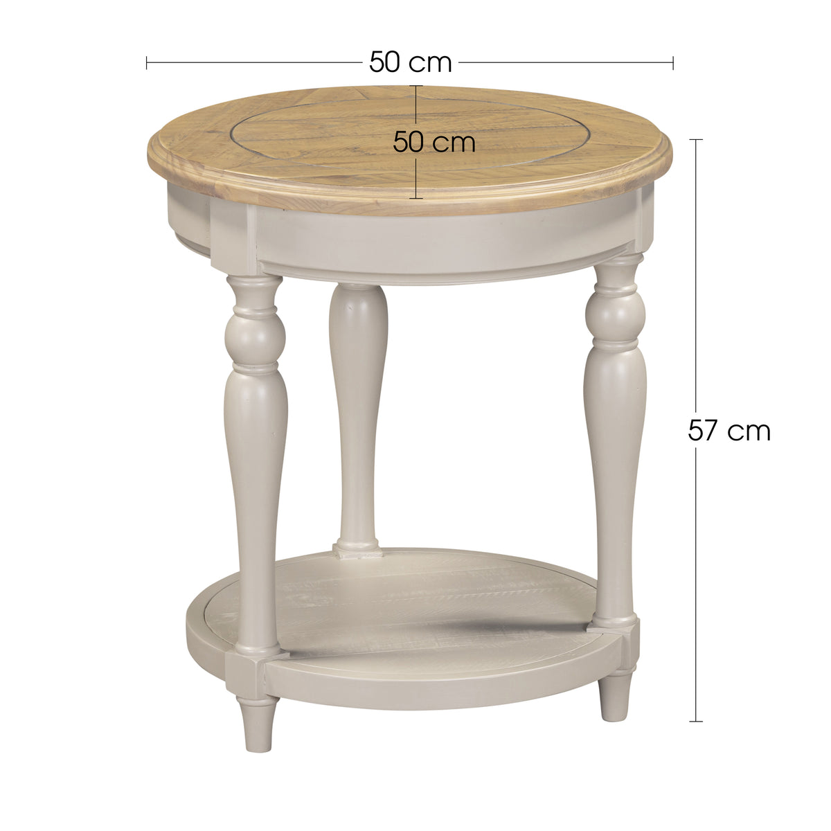 Chateau Painted Round Side Table