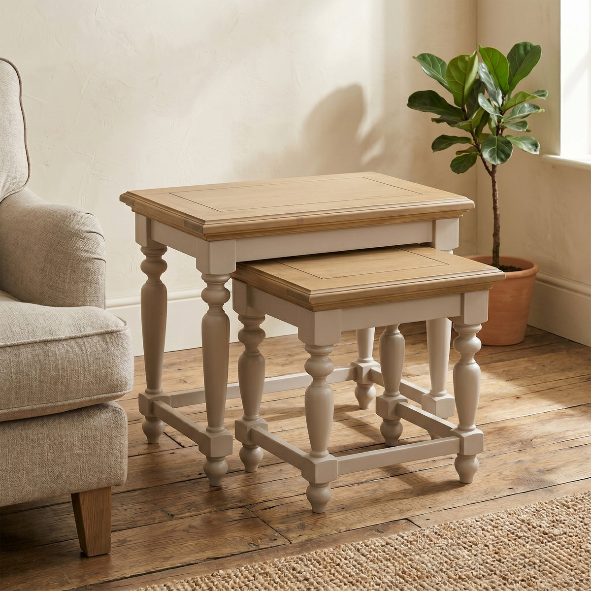 Chateau Painted Nest of Tables