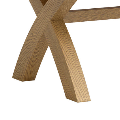 Dorchester Oak Cross Leg 200-250cm Extension Dining Table