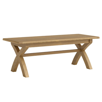 Dorchester Oak 220cm Fixed Dining Table