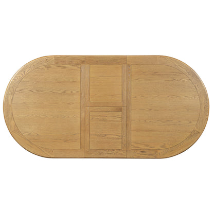 Dorchester Oak 160cm - 200cm Oval Extension Table