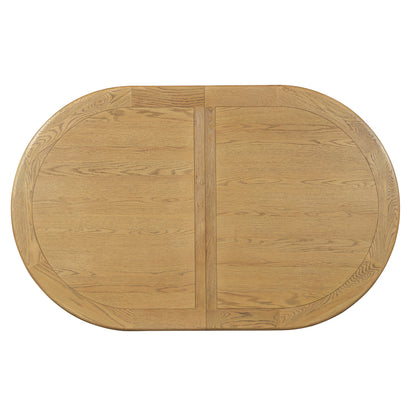 Dorchester Oak 160cm - 200cm Oval Extension Table