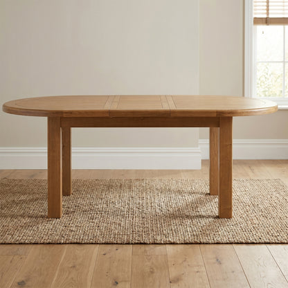 Dorchester Oak 160cm - 200cm Oval Extension Table