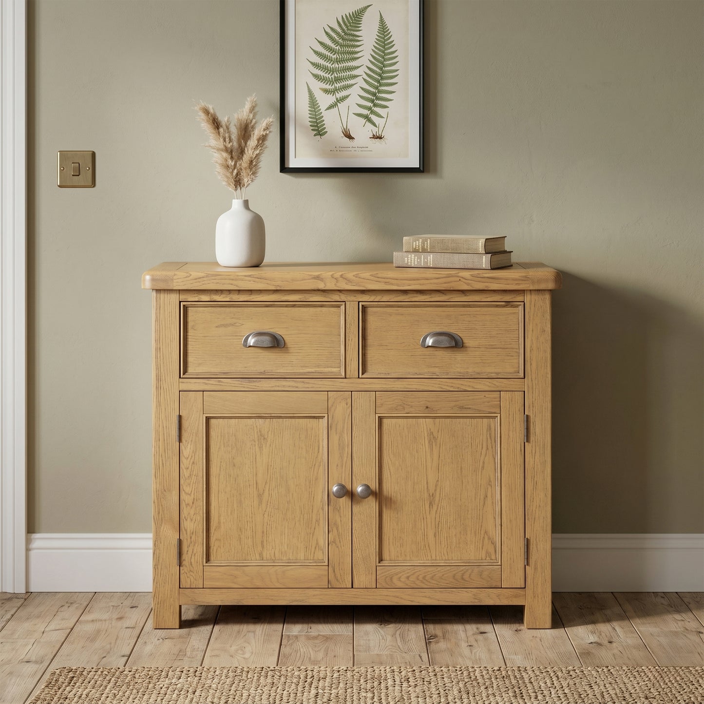 Dorchester Oak 2 Door Sideboard