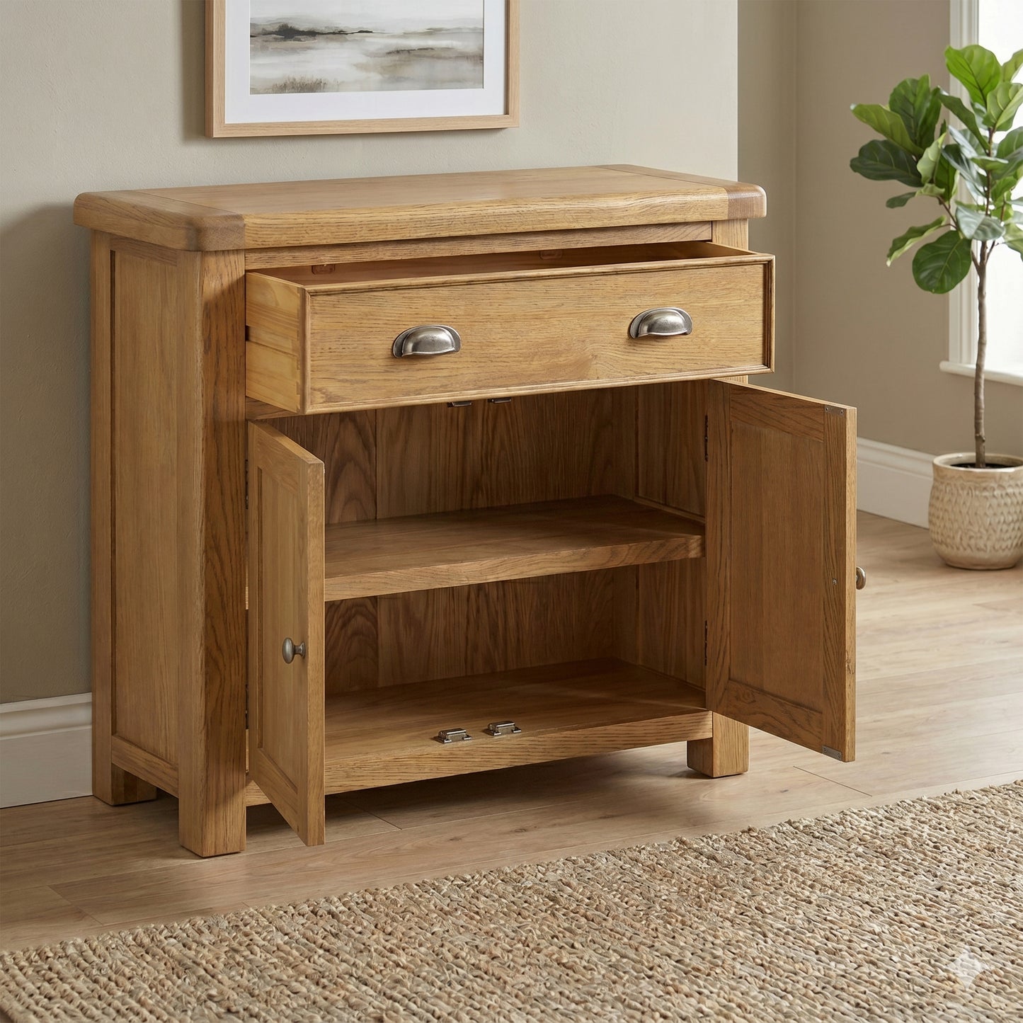Dorchester Oak Mini Sideboard