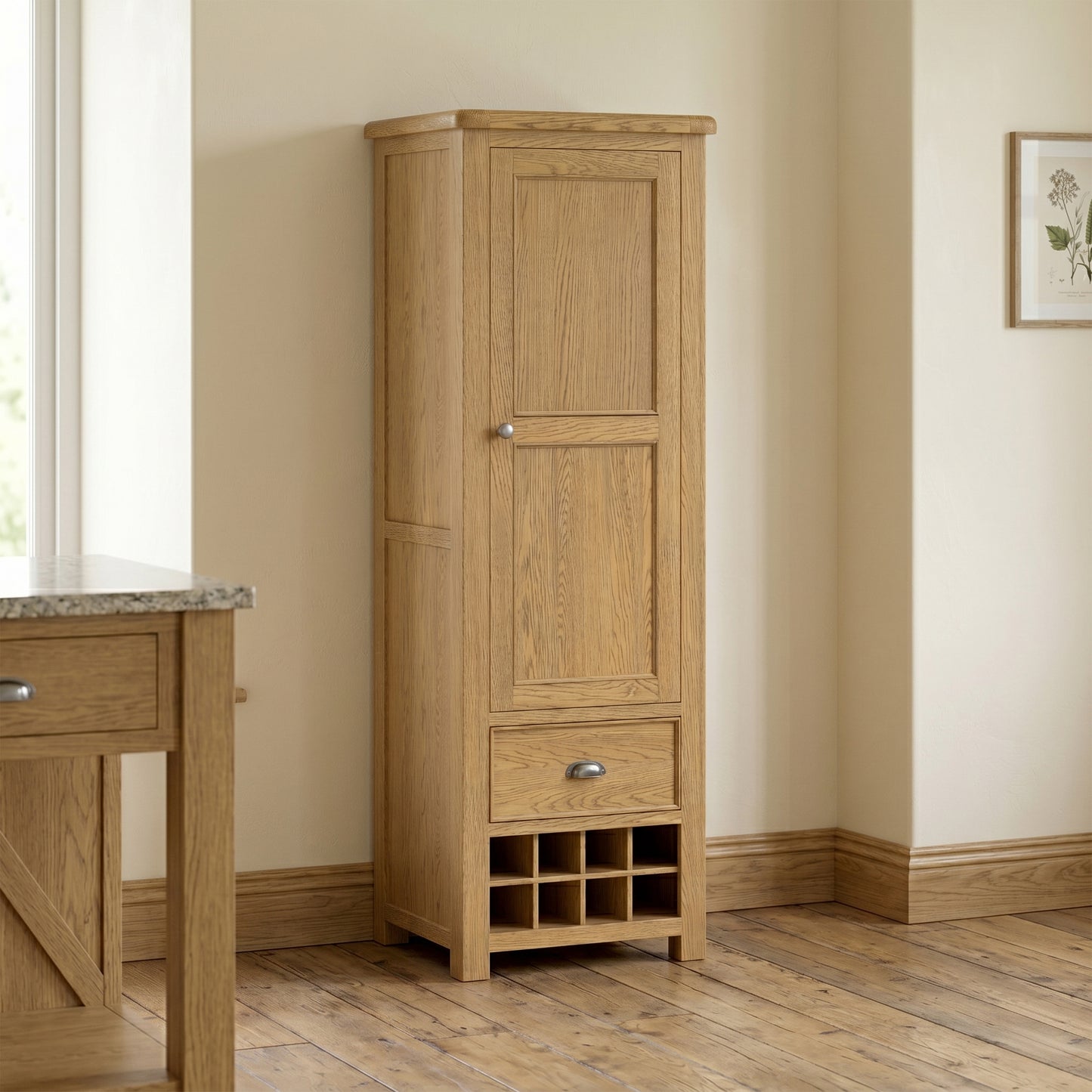 Dorchester Oak Single Larder Unit