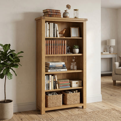 Dorchester Oak Large Bookcase