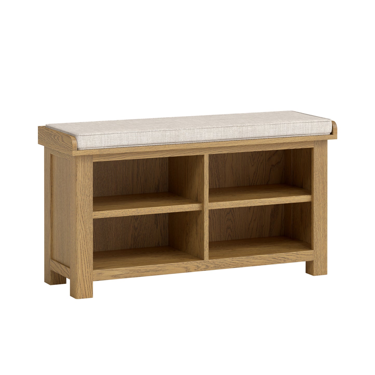 Dorchester Oak Shoe Bench