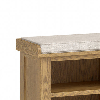 Dorchester Oak Shoe Bench