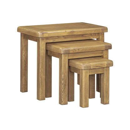 Dorchester Oak Nest of Tables