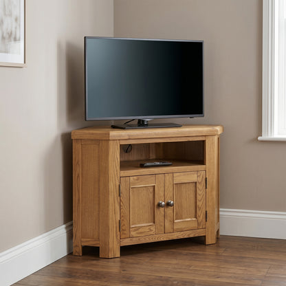 Dorchester Oak Corner TV Unit