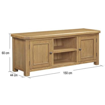 Dorchester Oak Large TV Unit