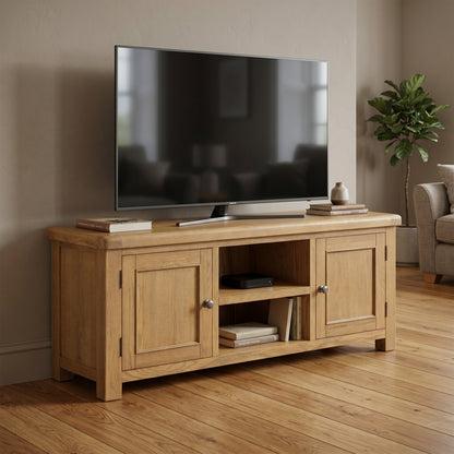 Dorchester Oak Large TV Unit